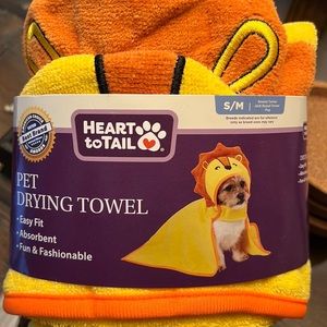 Lion Pet Drying Towel Heart to Tail